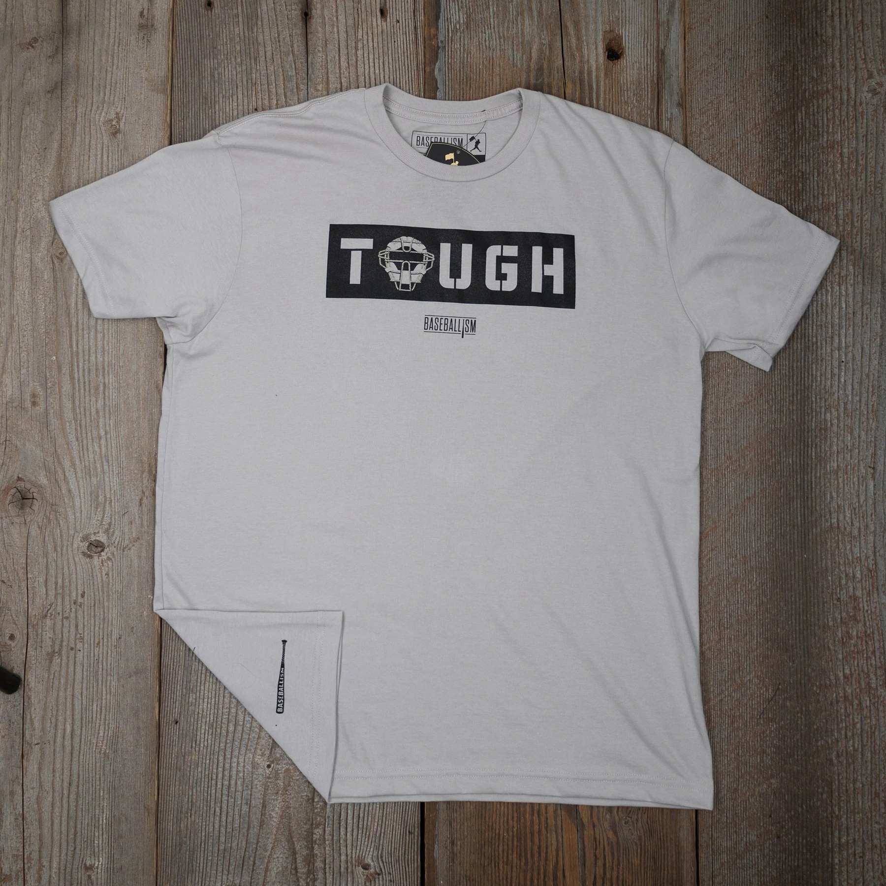 Baseballism Catcher Tough Men’s T-Shirt 4 Baseballism Catcher Tough Men’s T-Shirt - Image 3