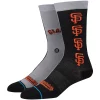 Stance – SAN FRANCISCO GIANTS SPLIT CREW SOCKS -100percent Sales Giants Split 1