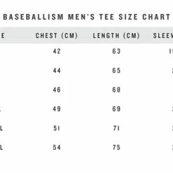 Baseballism Catcher Tough Men’s T-Shirt 8 Baseballism Catcher Tough Men’s T-Shirt -100percent Sales Men s Tee Size Chart