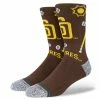 Stance – SAN DIEGO PADRES LANDMARK CREW SOCKS -100percent Sales Padres Land 1