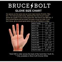 BRUCE BOLT PREMIUM PRO SHORT CUFF BATTING GLOVES 14 BRUCE BOLT PREMIUM PRO SHORT CUFF BATTING GLOVES -100percent Sales bruce bolt bruce bolt premium pro short cuff batti 5