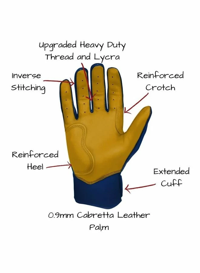 Bruce Bolt Premium Short Cuff Navy/Gold 6 Bruce Bolt Premium Short Cuff Navy/Gold - Image 4