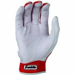 Franklin CFX Pro Batting Gloves Red/Pearl -100percent Sales franklin franklin cfx pro batting gloves red pearl 2
