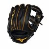 Mizuno GPS2-400S PRO Select 11.5 RH Black-Gold Shallow Pocket -100percent Sales mizuno mizuno gps2 400s pro select 115 rh black go