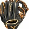 Mizuno GPSL1101 Prospect Select 11in RH Black-Brown -100percent Sales mizuno mizuno gpsl1101 prospect select 11in rh bla