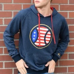 Baseballism – America’s Game Hoodie – Navy (Men’s) -100percent Sales products america s game 4
