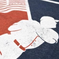 Baseballism Flag Man Navy T-Shirt (Men’s) -100percent Sales products flag man 3
