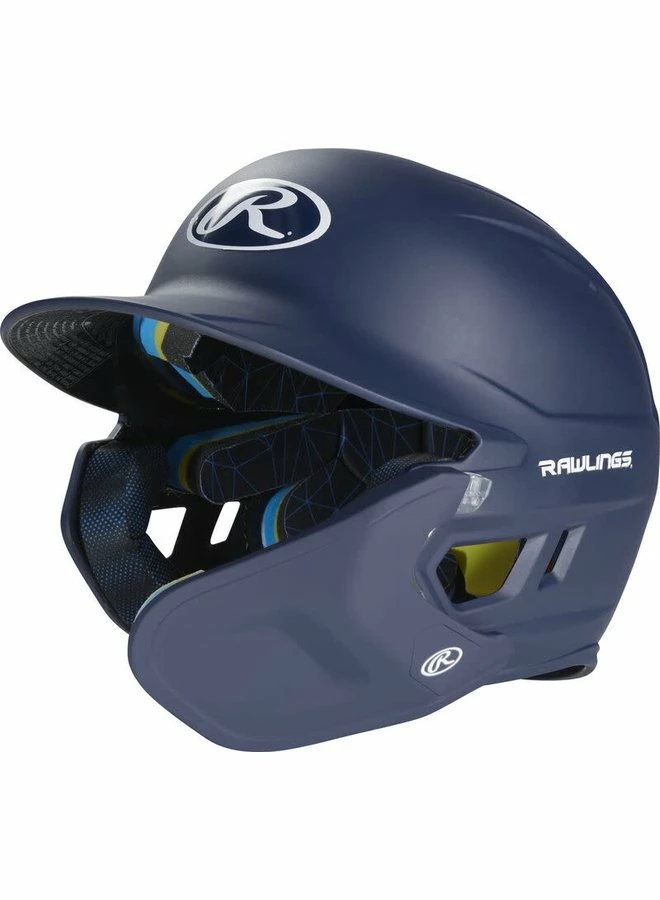 Rawlings MACH One-Tone Matte Helmet W/Adjustable Face Guard Matte Navy 4 Rawlings MACH One-Tone Matte Helmet W/Adjustable Face Guard Matte Navy - Image 2