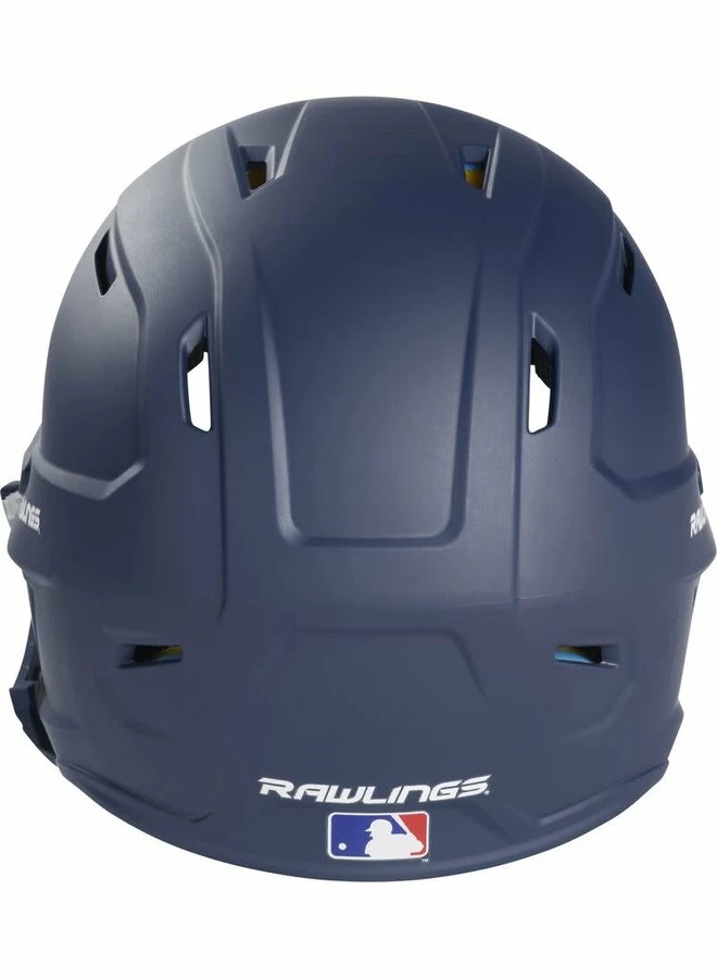 Rawlings MACH One-Tone Matte Helmet W/Adjustable Face Guard Matte Navy 6 Rawlings MACH One-Tone Matte Helmet W/Adjustable Face Guard Matte Navy - Image 4