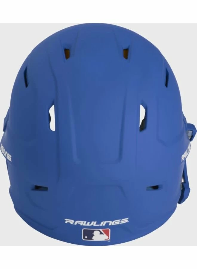 Rawlings MACH One-Tone Matte Helmet W/Adjustable Face Guard Matte Royal Senior LHB 6 Rawlings MACH One-Tone Matte Helmet W/Adjustable Face Guard Matte Royal Senior LHB - Image 4