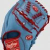 Rawlings Heart Of The Hide Custom Pro206 12" Sky Blue/Red 2 Rawlings Heart Of The Hide Custom Pro206 12" Sky Blue/Red -100percent Sales rawlings rawlings heart of the hide custom pro206