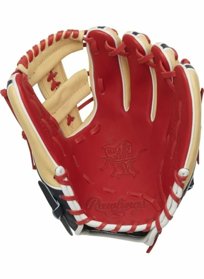 Rawlings Heart Of The Hide Infield Glove Scarlet/Navy 11.5-inch 4 Rawlings Heart Of The Hide Infield Glove Scarlet/Navy 11.5-inch - Image 2