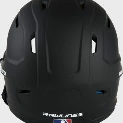 Rawlings MACH One-Tone Matte Helmet W/Adjustable Face Guard - RHB Matte Black -100percent Sales rawlings rawlings mach one tone matte helmet w adj 14