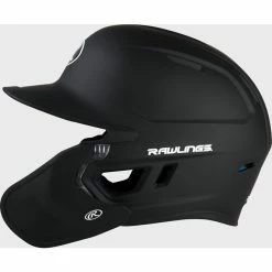 Rawlings MACH One-Tone Matte Helmet W/Adjustable Face Guard - RHB Matte Black -100percent Sales rawlings rawlings mach one tone matte helmet w adj 15