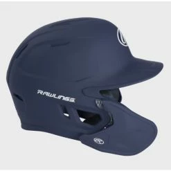 Rawlings Mach One-Tone Matte Helmet W/Adjustable Face Guard Matte Navy Jr LHB -100percent Sales rawlings rawlings mach one tone matte helmet w adj 33