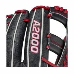Wilson A2000 1785SS 21 BLK/BLKSS/RED BLAC 11.75 -100percent Sales wilson a2000 1785ss 21 blk blkss red blac 1175 5