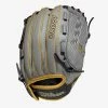 Wilson 2022 A2000 FP V125 W/Spin Control & SuperSkin (OF) LHT 12.5 Grey SC /Grey SS/Gold -100percent Sales wilson wilson 2022 a2000 fp v125 w spin control su