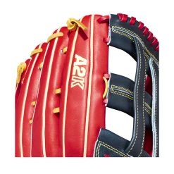 Wilson 2022 A2K Juan Soto GM Red/Navy 12.75 -100percent Sales wilson wilson 2022 a2k juan soto gm red navy 1275 4
