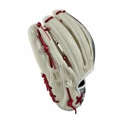 Wilson 2022 June Glove Of The Month (GOTM) A2K 1787 Silver/Re -100percent Sales wilson wilson 2022 june glove of the month gotm a2 3