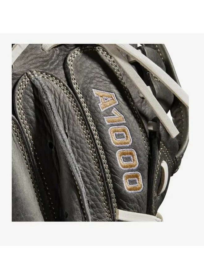 Wilson A1000 Fastpitch CM33 33 Grey/Blonde/White Catchers Mitt 8 Wilson A1000 Fastpitch CM33 33 Grey/Blonde/White Catchers Mitt - Image 6