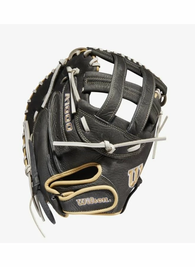 Wilson A1000 Fastpitch CM33 33 Grey/Blonde/White Catchers Mitt 3 Wilson A1000 Fastpitch CM33 33 Grey/Blonde/White Catchers Mitt