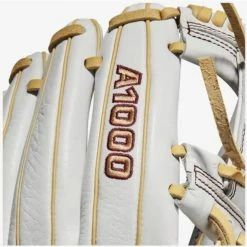 Wilson A1000 Fastpitch H1175 11.75 White/White/Blonde & Seminole Red 15 Wilson A1000 Fastpitch H1175 11.75 White/White/Blonde & Seminole Red -100percent Sales wilson wilson a1000 fastpitch h1175 1175 white whi 5