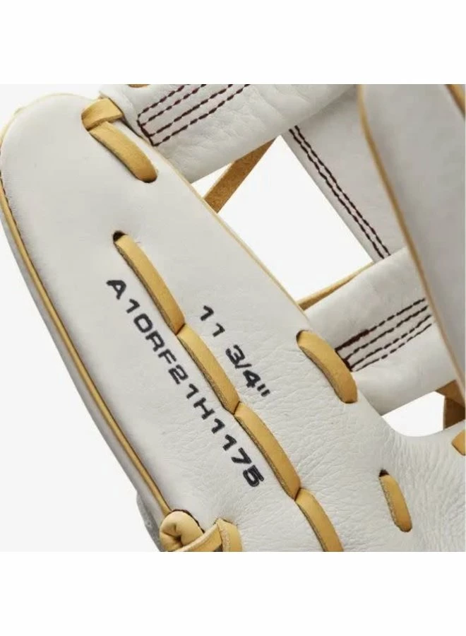 Wilson A1000 Fastpitch H1175 11.75 White/White/Blonde & Seminole Red 9 Wilson A1000 Fastpitch H1175 11.75 White/White/Blonde & Seminole Red - Image 7