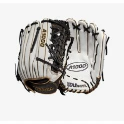 Wilson A1000 Fastpitch T125 LHT 12.5 White/White/Black & Blonde 11 Wilson A1000 Fastpitch T125 LHT 12.5 White/White/Black & Blonde -100percent Sales wilson wilson a1000 fastpitch t125 lht 125 white w 4