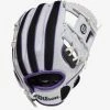 Wilson A200 EZ Catch Baseball 10-inch White/Black/Purple 1 Wilson A200 EZ Catch Baseball 10-inch White/Black/Purple -100percent Sales wilson wilson a200 ez catch baseball 10 inch white