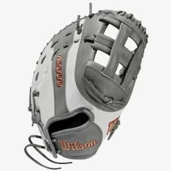Wilson A2000 Fastpitch FP1B W/SuperSkin (1B) 12 Grey/White SS/Grey 9 Wilson A2000 Fastpitch FP1B W/SuperSkin (1B) 12 Grey/White SS/Grey -100percent Sales wilson wilson a2000 fastpitch fp1b w superskin 1b 5