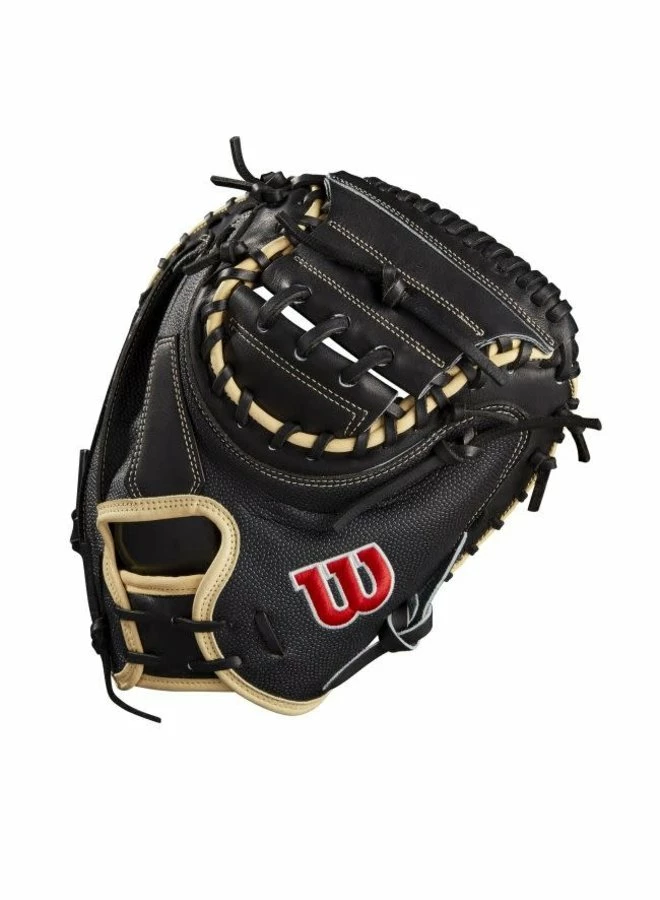 Wilson A2000 M1D BLK/BLKSS BLACK/Blond 33.5 Catchers Mitt 5 Wilson A2000 M1D BLK/BLKSS BLACK/Blond 33.5 Catchers Mitt - Image 3