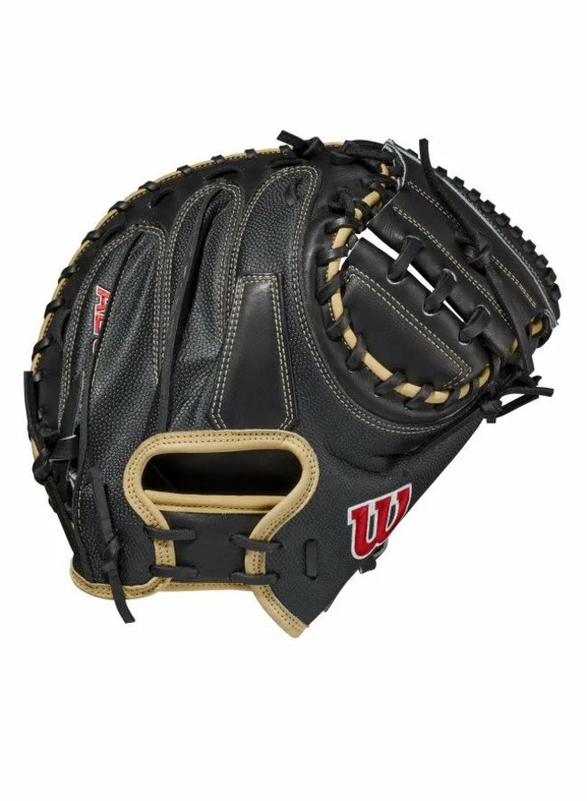 Wilson A2000 M1D BLK/BLKSS BLACK/Blond 33.5 Catchers Mitt 3 Wilson A2000 M1D BLK/BLKSS BLACK/Blond 33.5 Catchers Mitt