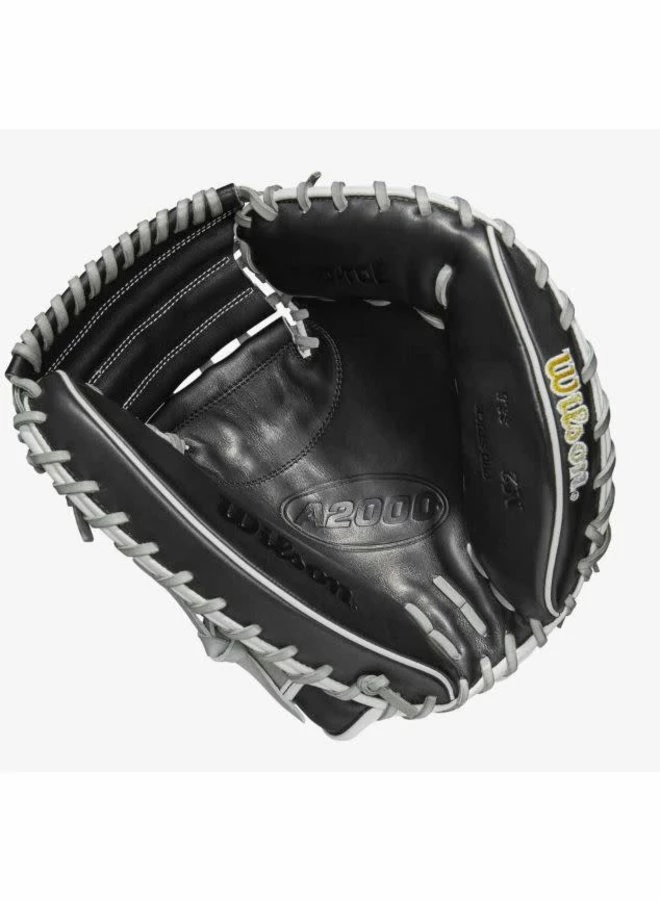 Wilson A2000 M2 Grey/Black 33.5-inch Baseball Catcher's Mitt 6 Wilson A2000 M2 Grey/Black 33.5-inch Baseball Catcher's Mitt - Image 4