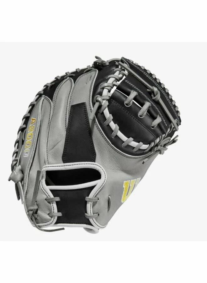 Wilson A2000 M2 Grey/Black 33.5-inch Baseball Catcher's Mitt 3 Wilson A2000 M2 Grey/Black 33.5-inch Baseball Catcher's Mitt