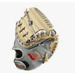 Wilson A2000 PF33SS Grey/Blonde 33-inch Catcher's Mitt 8 Wilson A2000 PF33SS Grey/Blonde 33-inch Catcher's Mitt -100percent Sales wilson wilson a2000 pf33ss grey blonde 33 inch cat 1