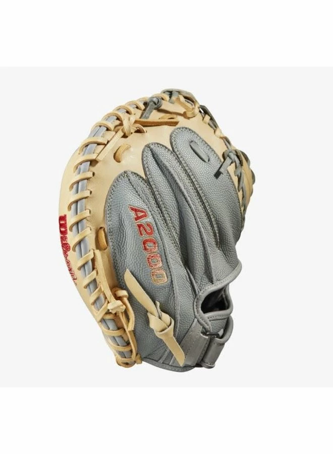 Wilson A2000 PF33SS Grey/Blonde 33-inch Catcher's Mitt 5 Wilson A2000 PF33SS Grey/Blonde 33-inch Catcher's Mitt - Image 3