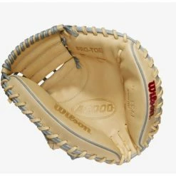 Wilson A2000 PF33SS Grey/Blonde 33-inch Catcher's Mitt 10 Wilson A2000 PF33SS Grey/Blonde 33-inch Catcher's Mitt -100percent Sales wilson wilson a2000 pf33ss grey blonde 33 inch cat 3