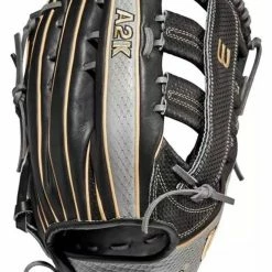 Wilson A2K 1775 W/Spin Control (OF) 12.75 Grey SnakeSkin/Black/Blonde 6 Wilson A2K 1775 W/Spin Control (OF) 12.75 Grey SnakeSkin/Black/Blonde -100percent Sales wilson wilson a2k 1775 w spin control of 1275 grey 1