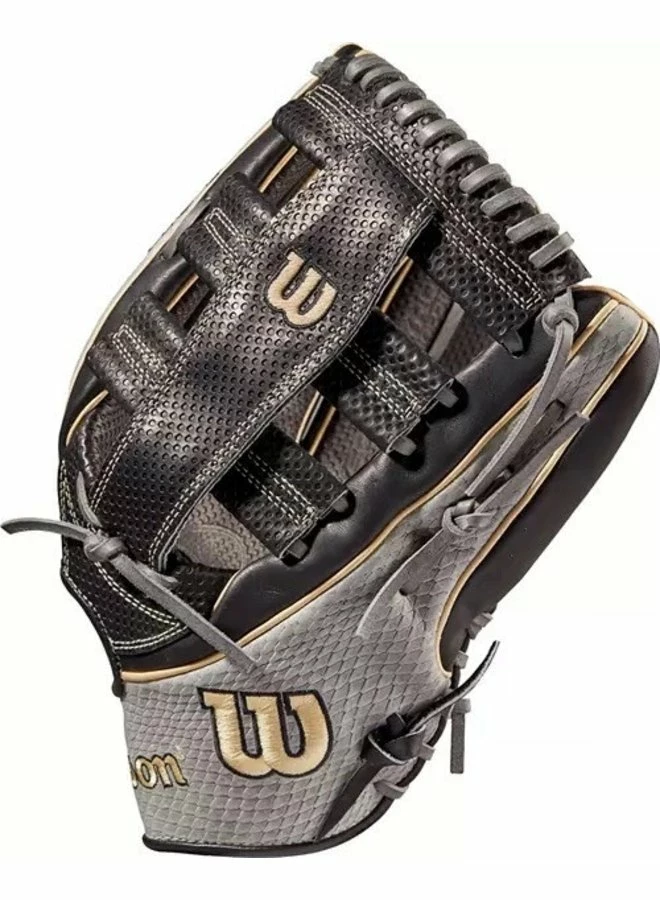 Wilson A2K 1775 W/Spin Control (OF) 12.75 Grey SnakeSkin/Black/Blonde 3 Wilson A2K 1775 W/Spin Control (OF) 12.75 Grey SnakeSkin/Black/Blonde