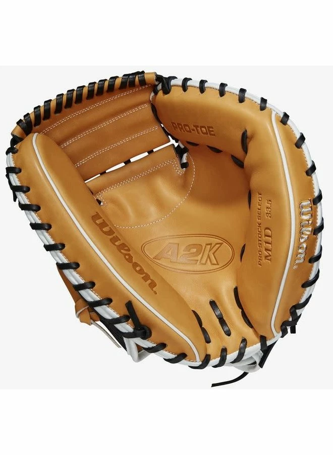 Wilson A2K M1D W/SuperSnakeSkin™ (C) 33.5-inch Catchers Mitt 4 Wilson A2K M1D W/SuperSnakeSkin™ (C) 33.5-inch Catchers Mitt - Image 2