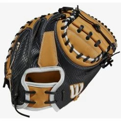 Wilson A2K M1D W/SuperSnakeSkinâ„¢ (C) 33.5-inch Catchers Mitt