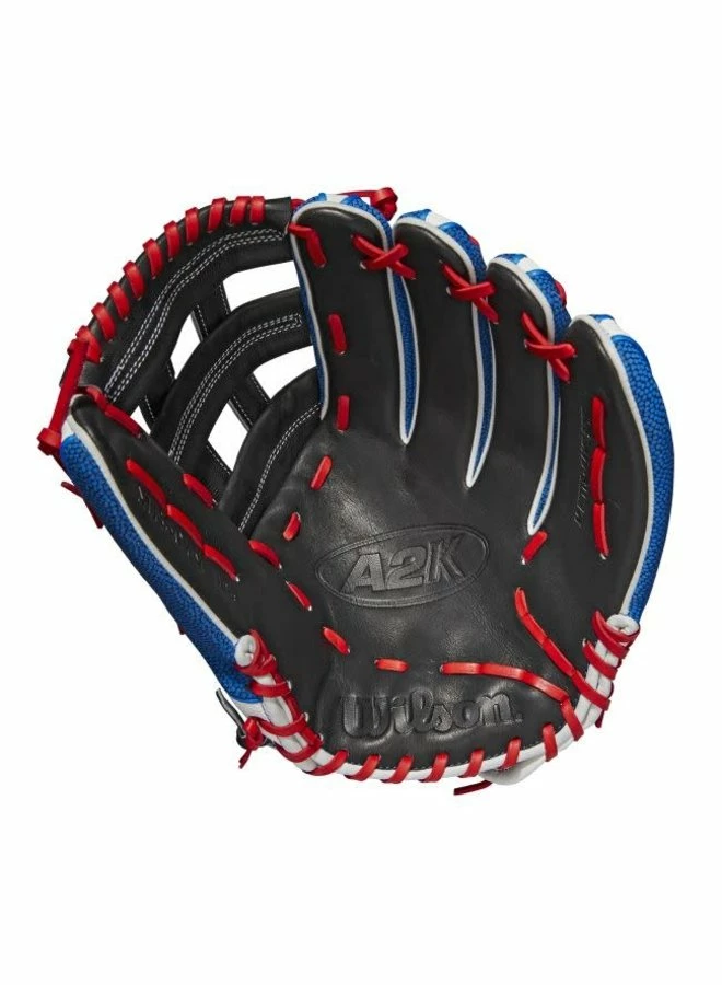 Wilson A2K Mookie Betts Game Model (OF) LHT 12.5 Black/White SS/Royal/Red 4 Wilson A2K Mookie Betts Game Model (OF) LHT 12.5 Black/White SS/Royal/Red - Image 2