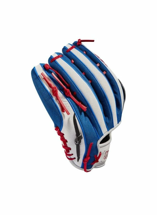 Wilson A2K Mookie Betts Game Model (OF) LHT 12.5 Black/White SS/Royal/Red 6 Wilson A2K Mookie Betts Game Model (OF) LHT 12.5 Black/White SS/Royal/Red - Image 4