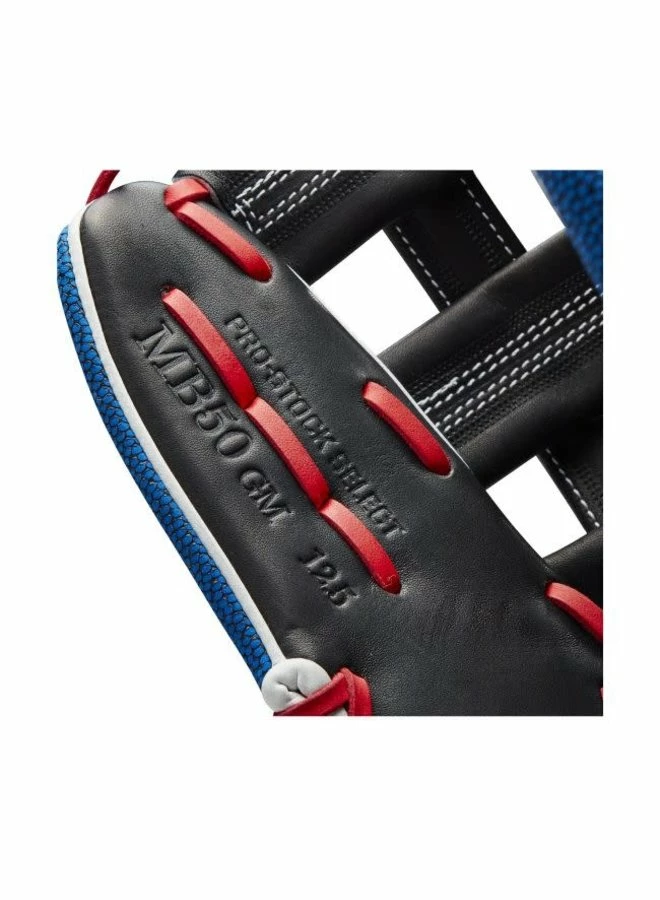 Wilson A2K Mookie Betts Game Model (OF) LHT 12.5 Black/White SS/Royal/Red 8 Wilson A2K Mookie Betts Game Model (OF) LHT 12.5 Black/White SS/Royal/Red - Image 6