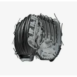 Wilson A360 Slowpitch 15" 15 Black/Graphite/White -100percent Sales wilson wilson a360 slowpitch 15 15 black graphite 3