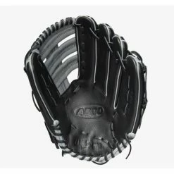Wilson A500 12.5-inch Utility Youth Baseball Glove Black/Grey/Tropical Blue -100percent Sales wilson wilson a500 125 inch utility youth baseball 1