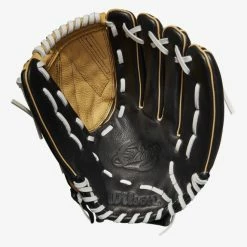 Wilson A500 Siren 12.5" Fastpitch Outfield Black/Blonde/White -100percent Sales wilson wilson a500 siren 125 fastpitch outfield bl 2