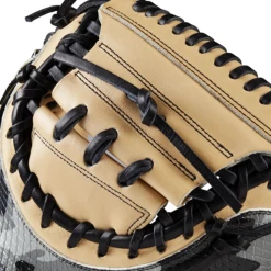 Wilson Glove Of The Month October 2022 CM33 Black Camo/Blonde 33" RHT Catchers Mitt -100percent Sales wilson wilson glove of the month october 2022 cm33 3